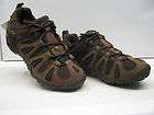 merrell mens walking lace up shoes in dark earth location