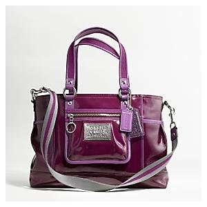 NEW AUTHENTIC COACH POPPY SIGNATURE BUSINESS/BOOK TOTE (Amethyst)