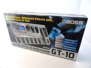 Boss GT 10 Guitar Multi Effects Processor Pedal Board GT10 
