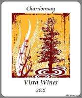 18   Vista Wines   Custom Wine Labels   Set 1   3 sheets  