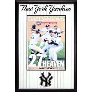   2009 World Series Champions Framed Newspaper Cover