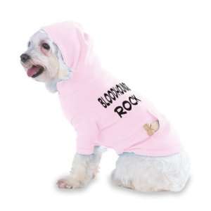 Bloodhounds Rock Hooded (Hoody) T Shirt with pocket for your Dog or 