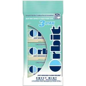 Orbit Chewing Gum Sweet Mint Sugar Free 14 Ct   20 Pack  