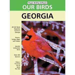  Thayer Birds Of Georgia CD Rom Contains 281 Species 