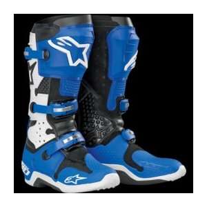  Alpinestars Tech 10 Boots , Color Blue/White, Size 7 