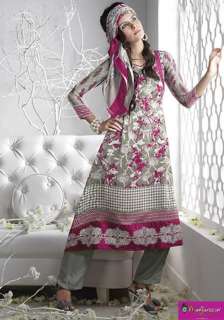 Indian Designer Dress Material Punjabi Suit Churidar Crepe Print 