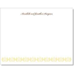  Butter Scroll Wedding Thank You Cards 