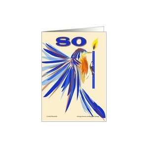  Bluebird Birthday 80th Card Toys & Games