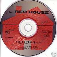 The RED HOUSE I said a Prayer RADIO DJ PROMO CD Single  