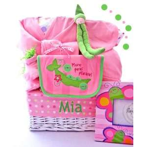  Oh Sweet Pea Personalized Baby Girl Basket Baby