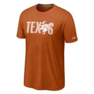 Texas Longhorns Nike Dark Orange Heather Vault Graphic Tri 