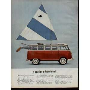 Volkswagen Station Wagon   It carries a boatload.  1963 