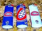 LOT OF 3 BIC MONTREAL CANADIENS FULL SIZE LIGHTERS NEW