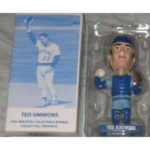   Ted Simmons 1982 Milwaukee Brewers Retro Bobblehead   MLB Bobbleheads