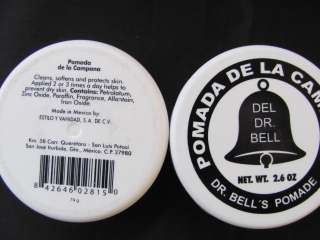 LOT 2 Dr Bells Pomade Pomada De La Campana 2.6 oz WoW  