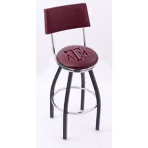  Texas A&M Aggies Metal Bar Stool With Back