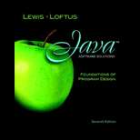 Java Software Solutions (ISBN10 0132149184; ISBN13 9780132149181)