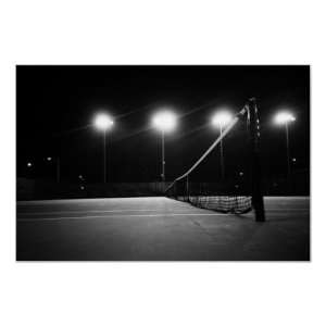 tennis court Poster