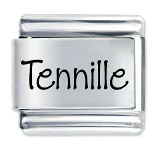  Name Tennille Italian Charms Bracelet Link Pugster 