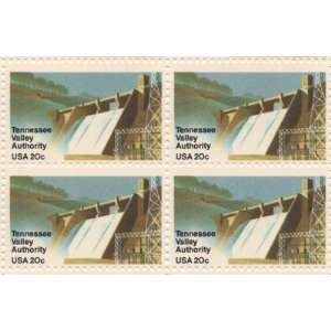  Tennessee Valley Authority Set of 4 x 20 Cent US Postage 