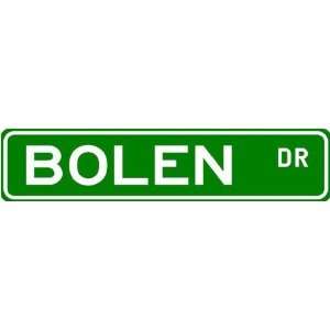  BOLEN Street Name Sign ~ Family Lastname Sign ~ Gameroom 