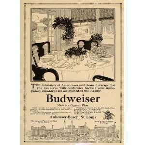   Budweiser Anheuser Busch Plant St Louis   Original Print Ad Home