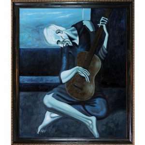   Art Picasso, The Old Guitarist 1903   23W x 27H 