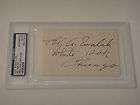 JAMES COOL PAPA BELL PSA DNA SIGNED 1976 DOUGLAS BELL CARD AUTOGRAPHED 