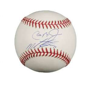  Cal Ripken Jr. and Miguel Tejada Autographed Baseball 
