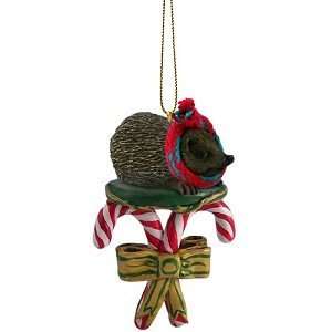  Hedgehog Candy Cane Christmas Ornament