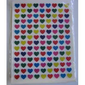  Colorful Heart Sticker Sheet Arts, Crafts & Sewing