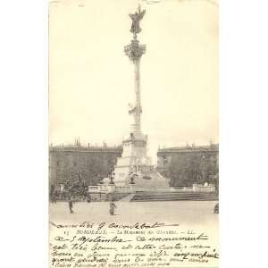   Postcard Le Monument des Girondins   Bordeaux France 