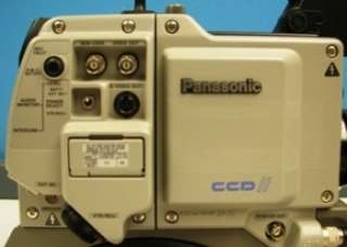 What you are bidding on is a Panasonic Color Video Camera WV F70 