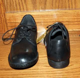 Born Crown MIRANDA Black Leather Lace Up OXFORD Shoes Size 10 or 11 