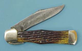 UNION CUTLERY DOGS HEAD POCKET KNIFE PATENT OCT. 23RD 1916   KABAR 