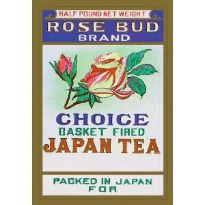 Rose Bud Brand Tea 28X42 Canvas Giclee