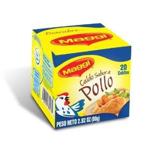 Maggi Chicken Bouillon Guatemala Cubes 20 Count  Grocery 