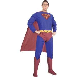 Superman Costume   Adult Muscle Medium