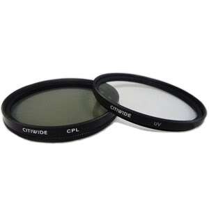 New CW 58mm UV + CPL Filter set for DSLR Lens  US  