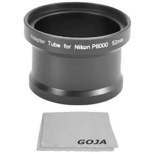  Bower A4652N6 Lens Adapter for Nikon Coolpix P6000 Camera 