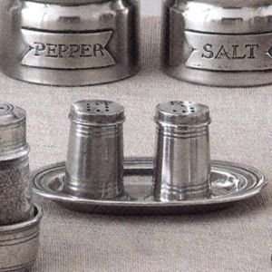   Accessories A4. Tavola Small Salt & Pepper with Tray