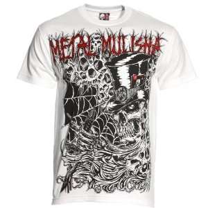  Metal Mulisha White Lusk Signature T shirt Sports 