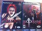 Lot of Bloodrayne 1 & 2 for Playstation 2 PS2 PS34 complete