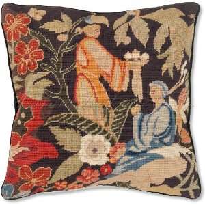  Tapestry Needlepoint Throw Pillow