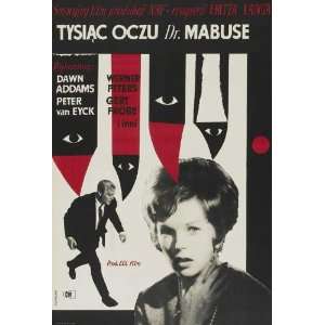 The 1,000 Eyes of Dr. Mabuse Poster Movie Polish 27 x 40 Inches   69cm 