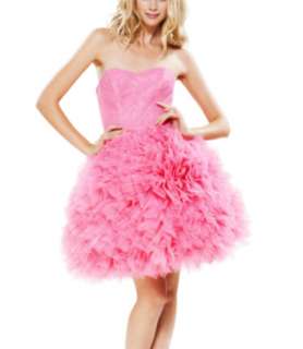 Betsey Johnson TALLULAH STRAPLESS DRESS Pink Birthday  