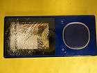 Microsoft Zune 8 Blue (4 GB) Digital Media Player CRACKED GLASS/NO 