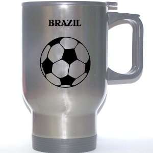  Brazilian Soccer Stainless Steel Mug   Brazil Everything 