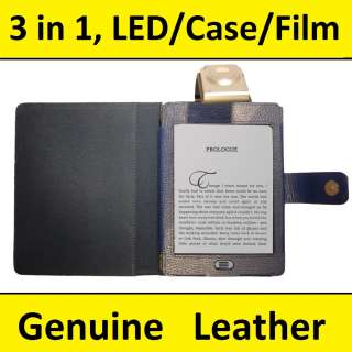 blue genuine leather screen protector led light battery included $ 14 
