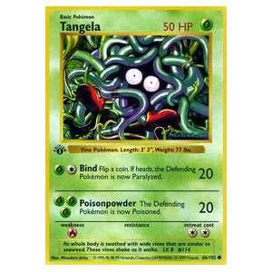  Pokemon   Tangela (66)   Base Set Toys & Games